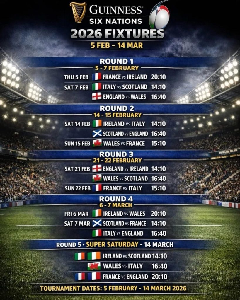 Where to watch six Nations Northampton